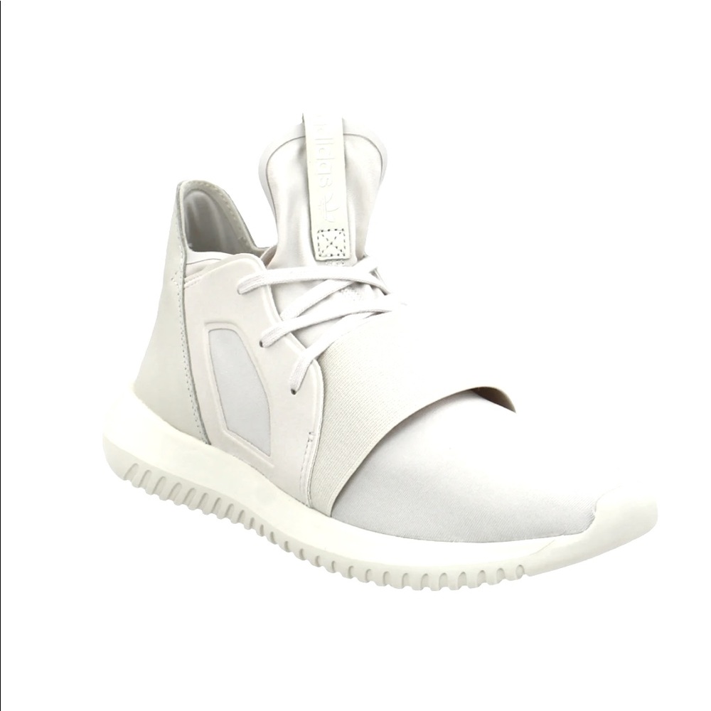 ADIDAS tubular white sneakers. Used in great condition
